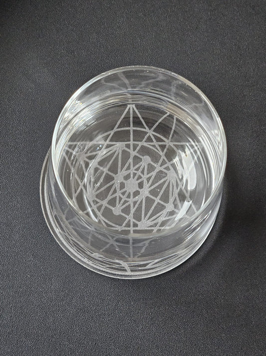 Sacred Geometry Acryl Untersetzer