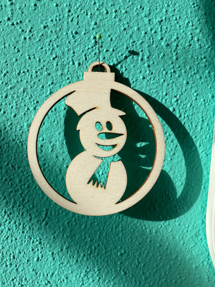 Christbaumschmuck - Schneemann