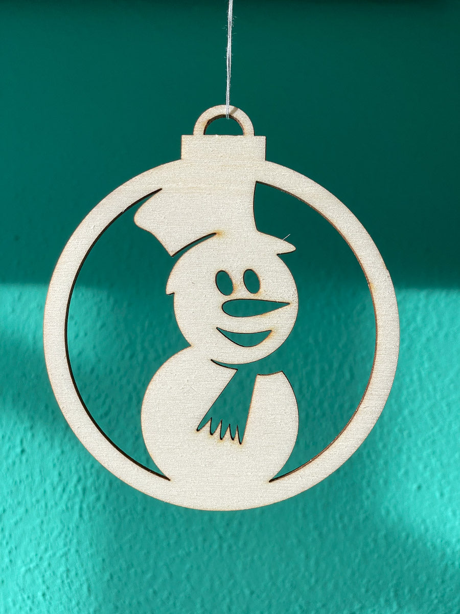 Christbaumschmuck - Schneemann